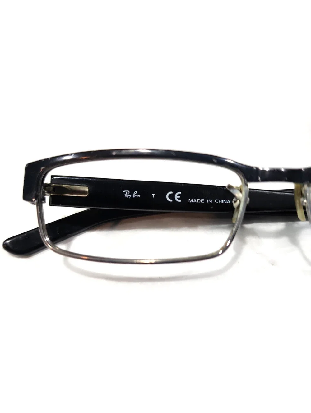 Ray Ban RB6169 2502 Black Metal Eyeglasses Frame 52-16 140 Read